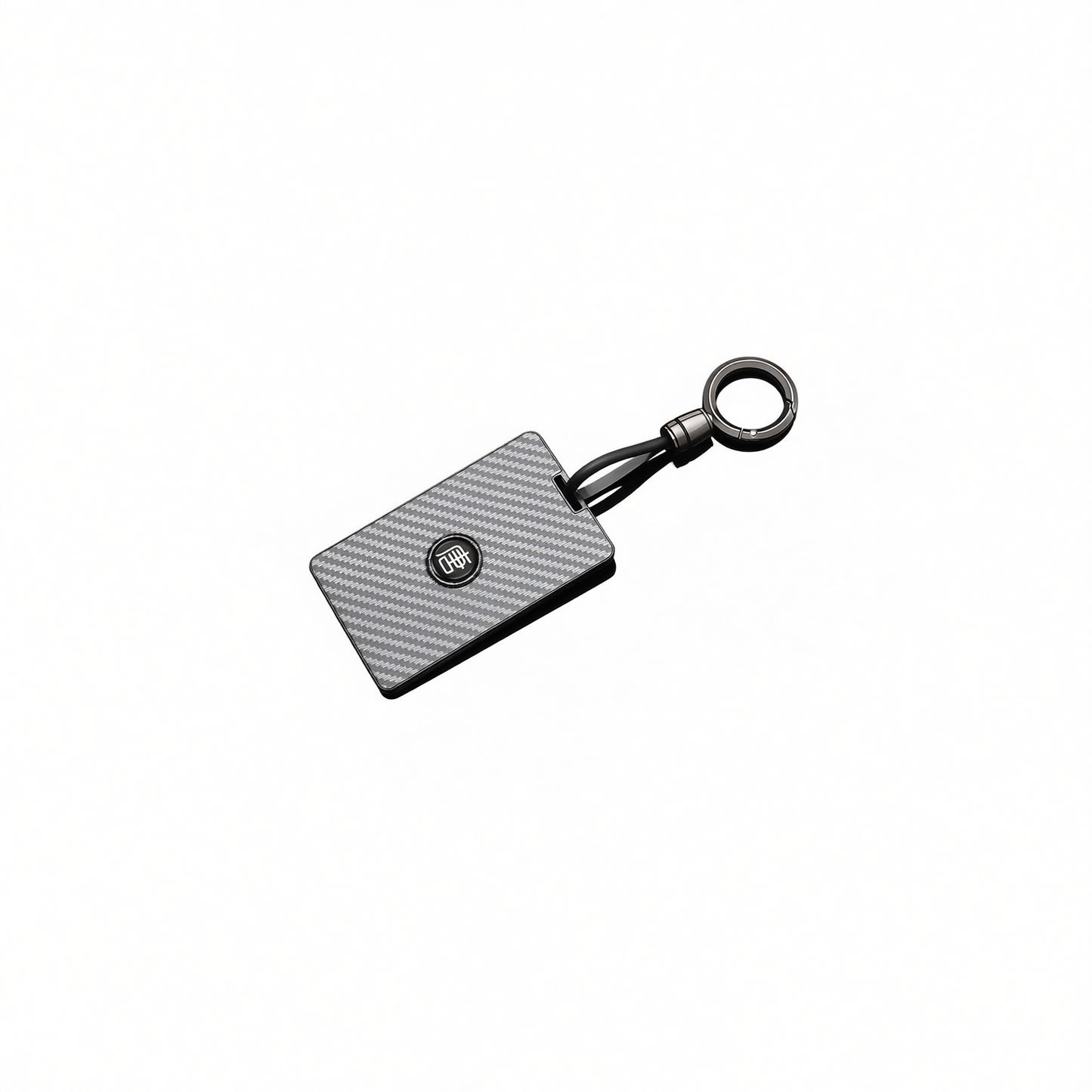 Fragrant Car Island Key Cover for BYD Tang Dmi. Bagged Type a card [carbon fiber black] round buckle