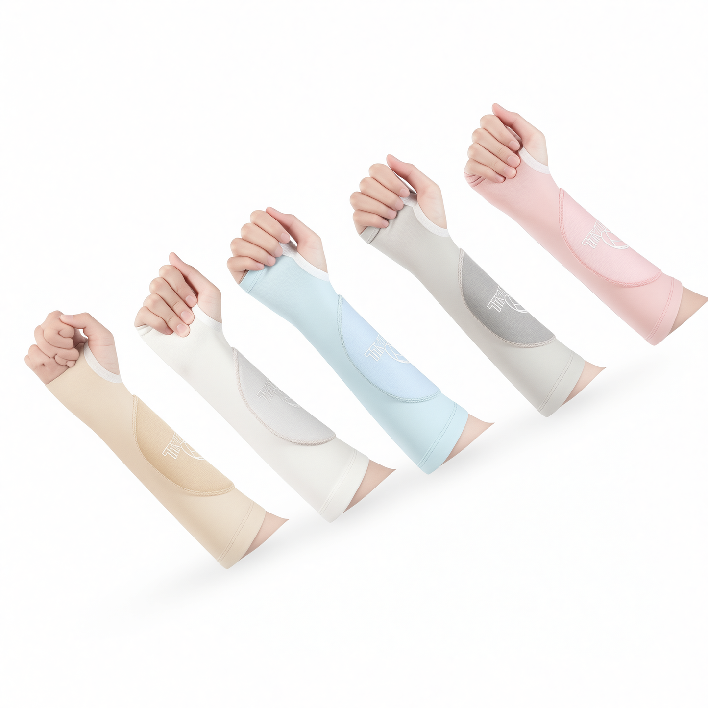 Volleyball Arm Guards Nylon The one who leaps Volleyball arm guards [grey] s size pair [suitable for weight 22.5-40kg ]