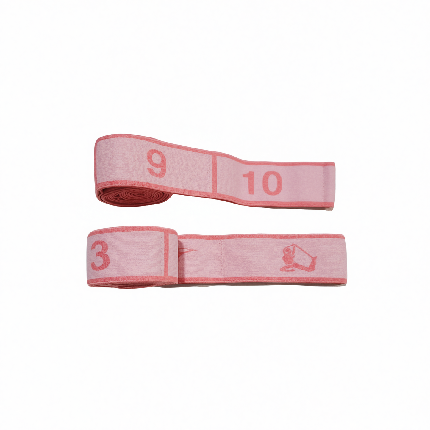 Resistance Band Yoga Fitness Digital Style Grapefruit red - kid's size [10-compartment] new arrival