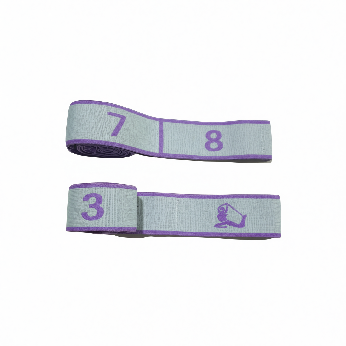 Resistance Band Yoga Fitness Digital Style Blue-purple - kid's size [8-compartment] new arrival