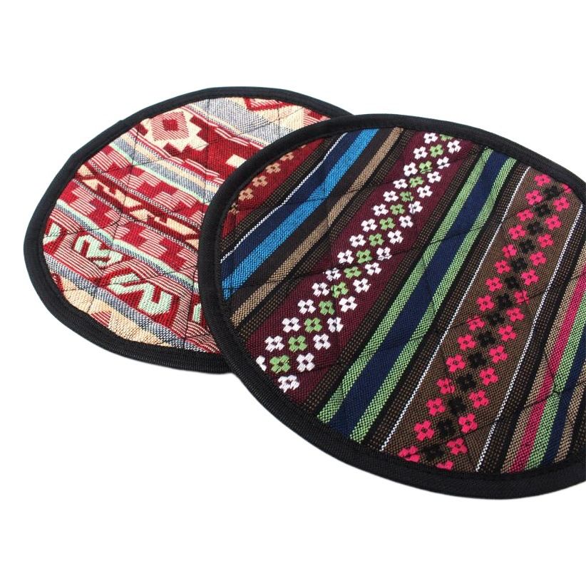 Pot Mat Retro Round Kitchen Insulation Holder Retro style-pot holder