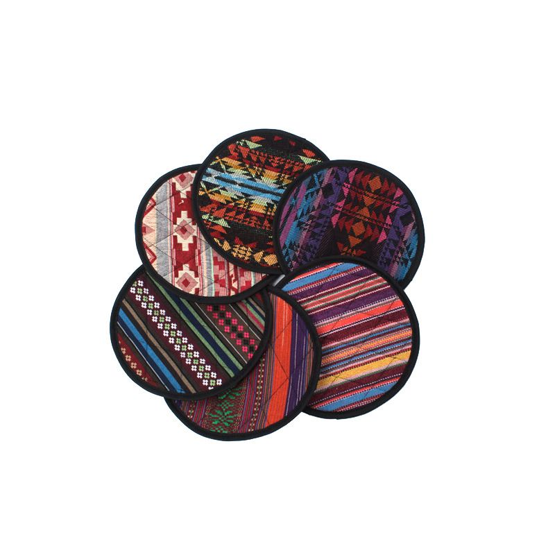 Pot Mat Retro Round Kitchen Insulation Holder Coaster