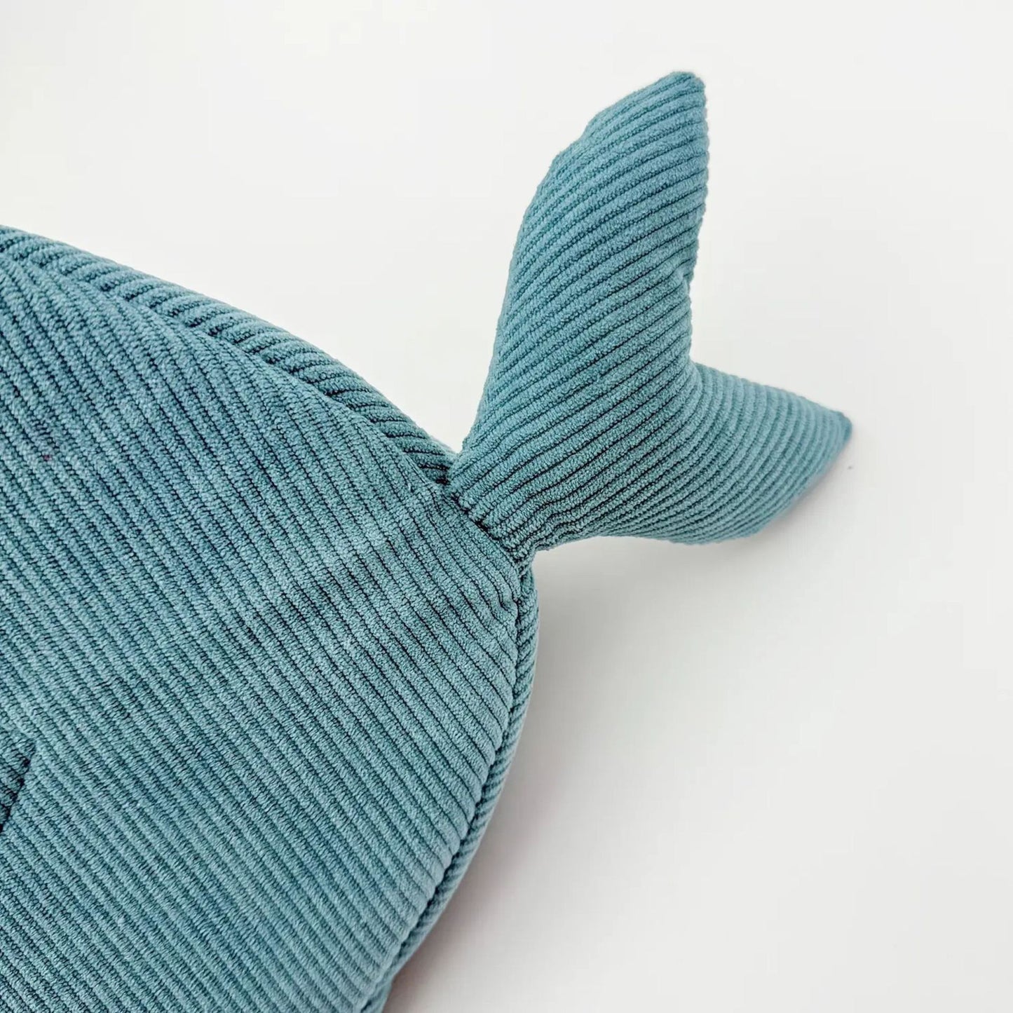 Cozy Whale-Shaped Semi-Enclosed Cat Bed, Plush Corduroy Pet Hideaway & Nap Sack – Soft, Washable, and Perfect for Year-Round Snuggling, Playing, or Peaceful Privacy in Any Living Space (Cyan)