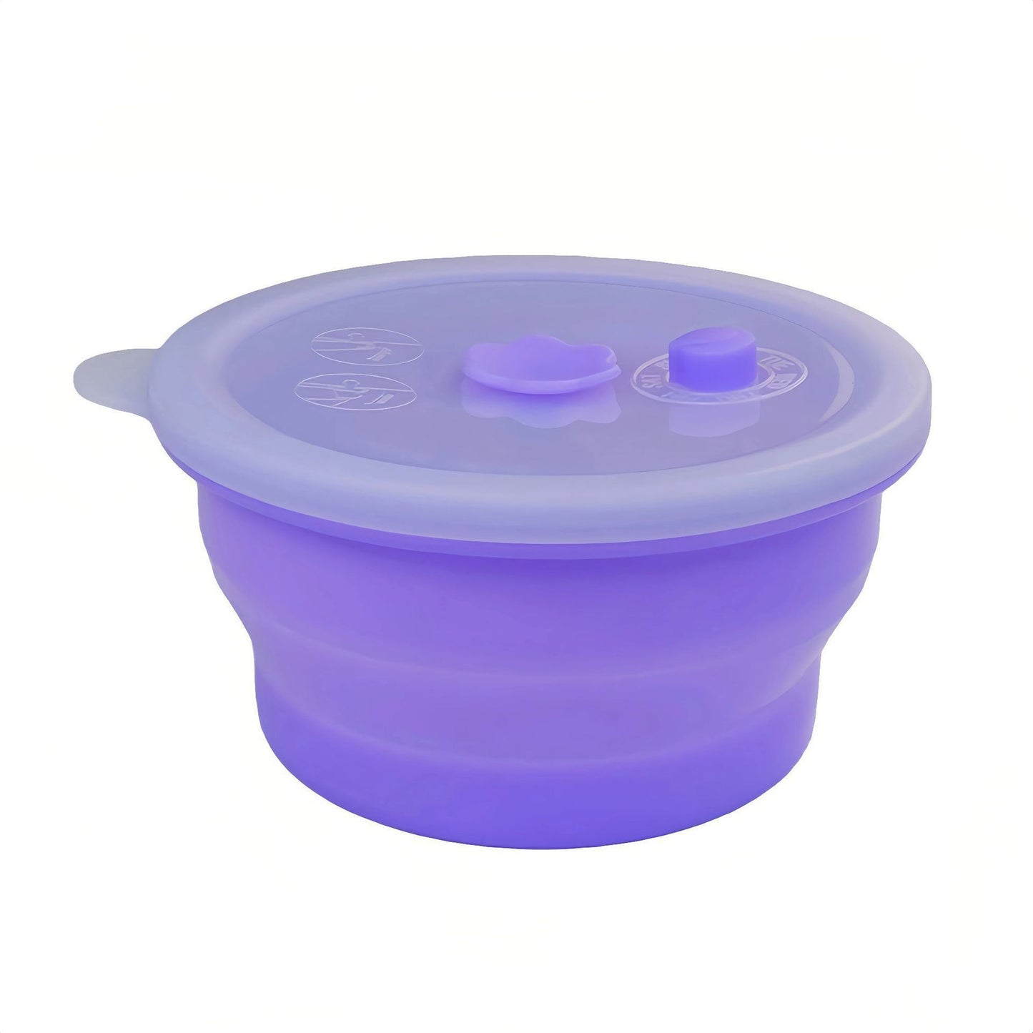 Collapsible Food-Grade Silicone Storage Container with Leakproof Lid, Built-in Date Dial and Steam Vent - Reusable, Microwave-Safe, Freezer-Ready, Perfect for Meal Prep, Leftovers, Picnics and Everyday Freshness (Blue（Square）, 1000ml)