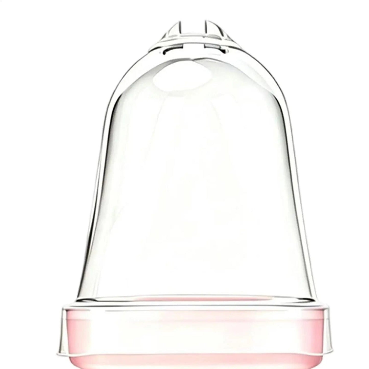 Self-Watering Square Seedling Pot with Adjustable Humidity Dome – Semi-Transparent Pink Plastic Planter for Mini Succulents, Carnivorous Plants, and Propagation, Ideal for Desks, Shelves, and Kids Gardening (8PCS)