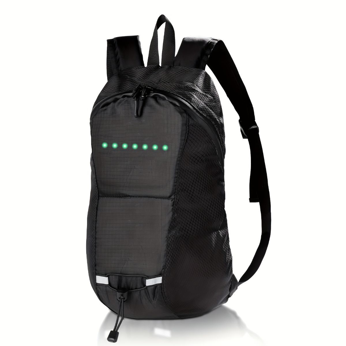 Cycling Backpack Safety Backpack Turn Signal Backpack LED Backpack Australia - Black - Size L