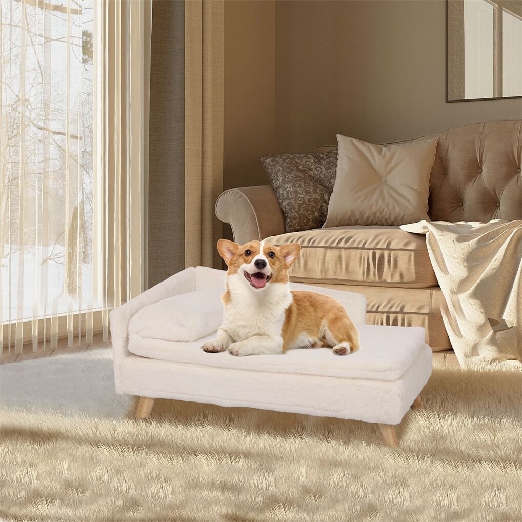 Medium 80x50x39cm Raised Dog Cat Bed Sofa Waterproof Portable