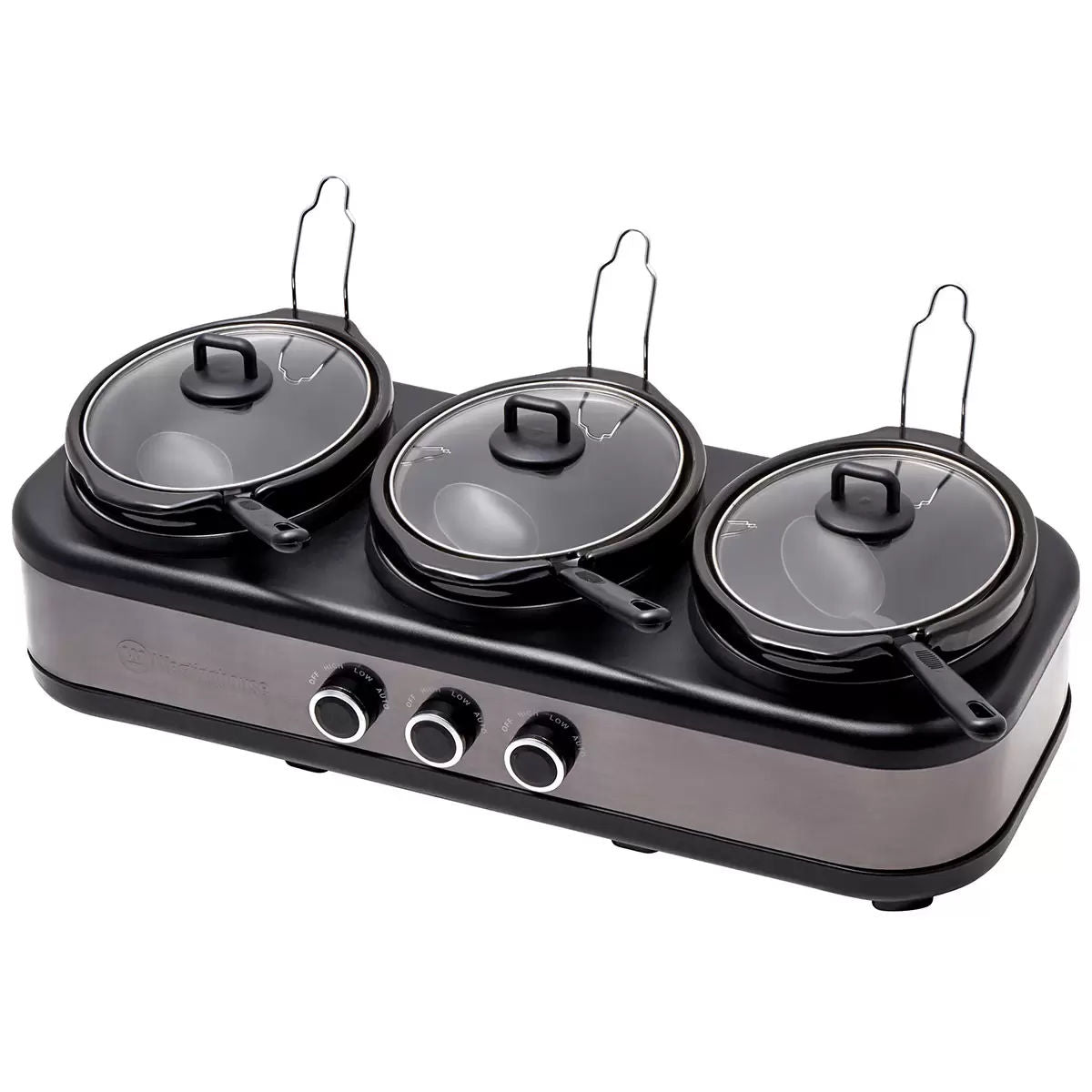 Westinghouse Slow Cooker Ceramic Pots 3 x 2.5L