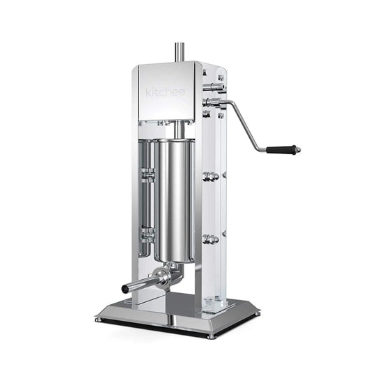 Kitchee 5L Manual Vertical Sausage Filler - Stainless Stuffer Meat Press Machine