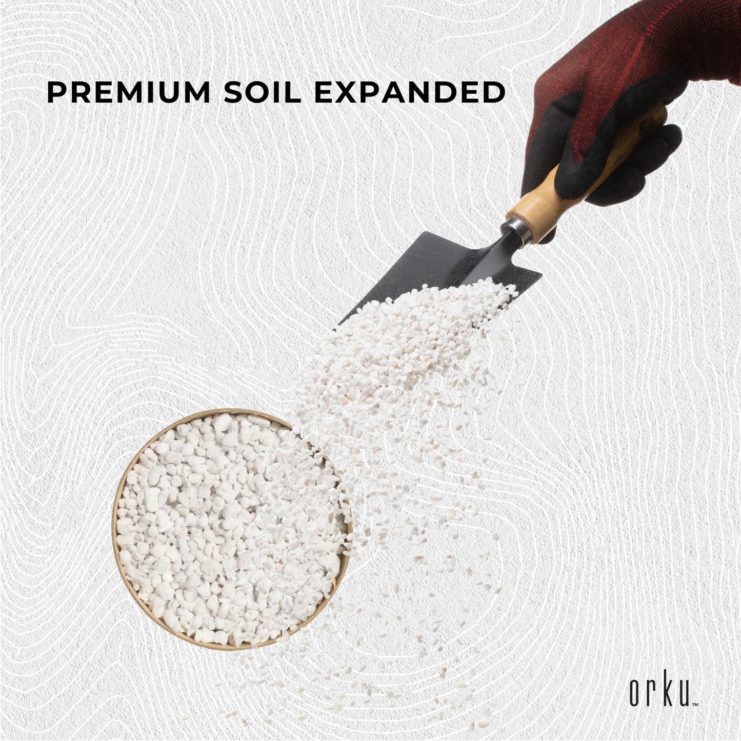 Orku 50L Perlite Super Coarse Premium Soil Expanded Medium Plants Hydroponics