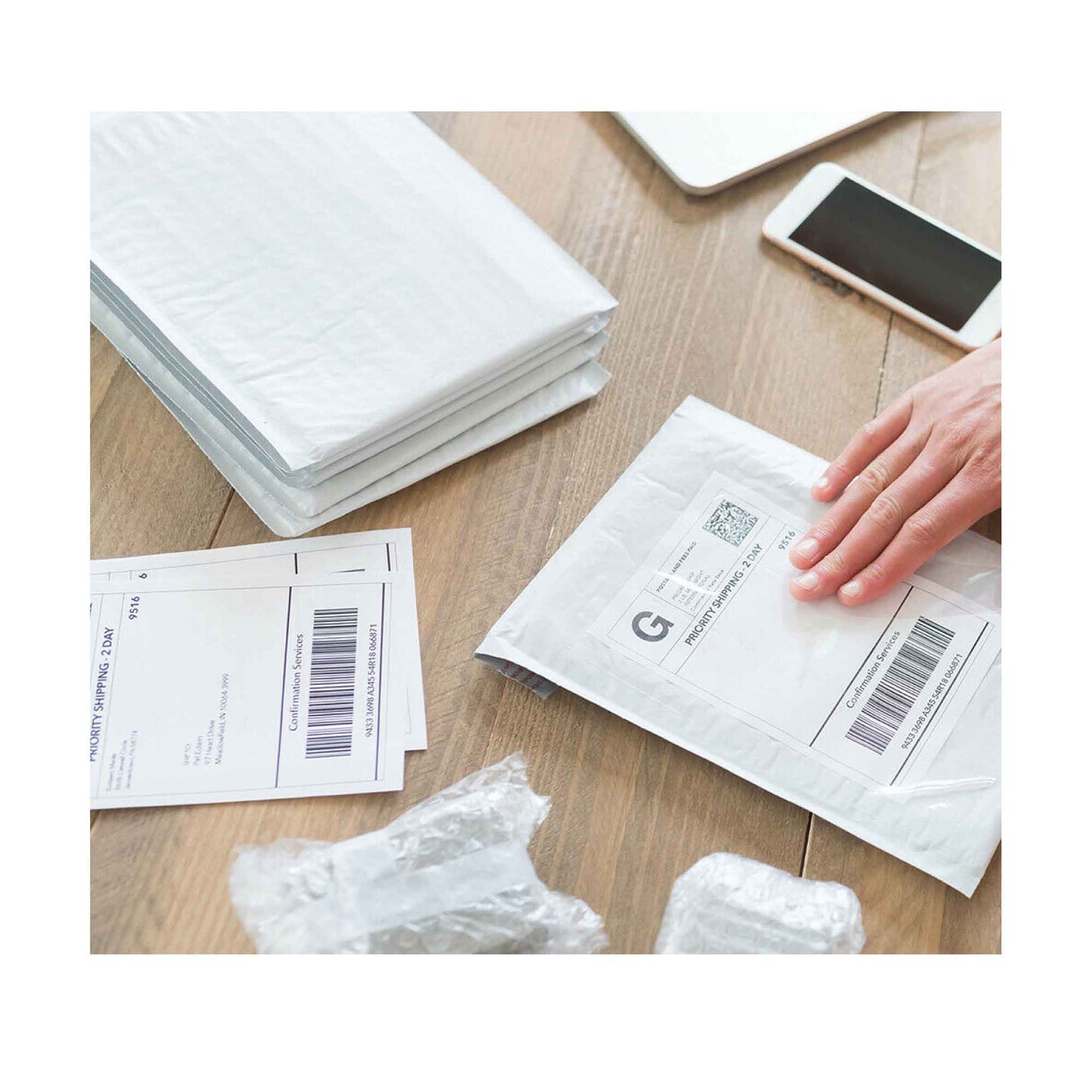 1 Roll x 400 Label Stickers