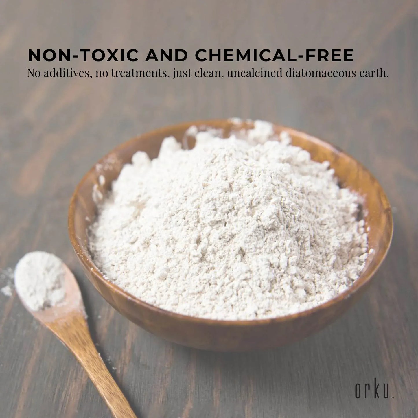 Orku 20Kg Fossil Shell Flour - Livestock Garden Diatomaceous Earth Bulk