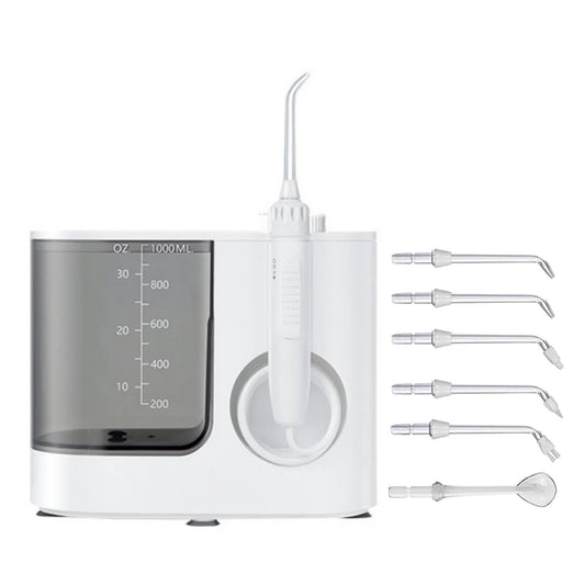 Orku 1000ml Water Flosser Electric Oral Irrigator - Adjustable Pressure White