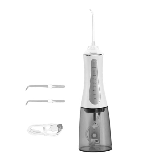 Orku Portable Oral Irrigator 350ml - Rechargeable Water Dental Flosser Teeth Cleaner