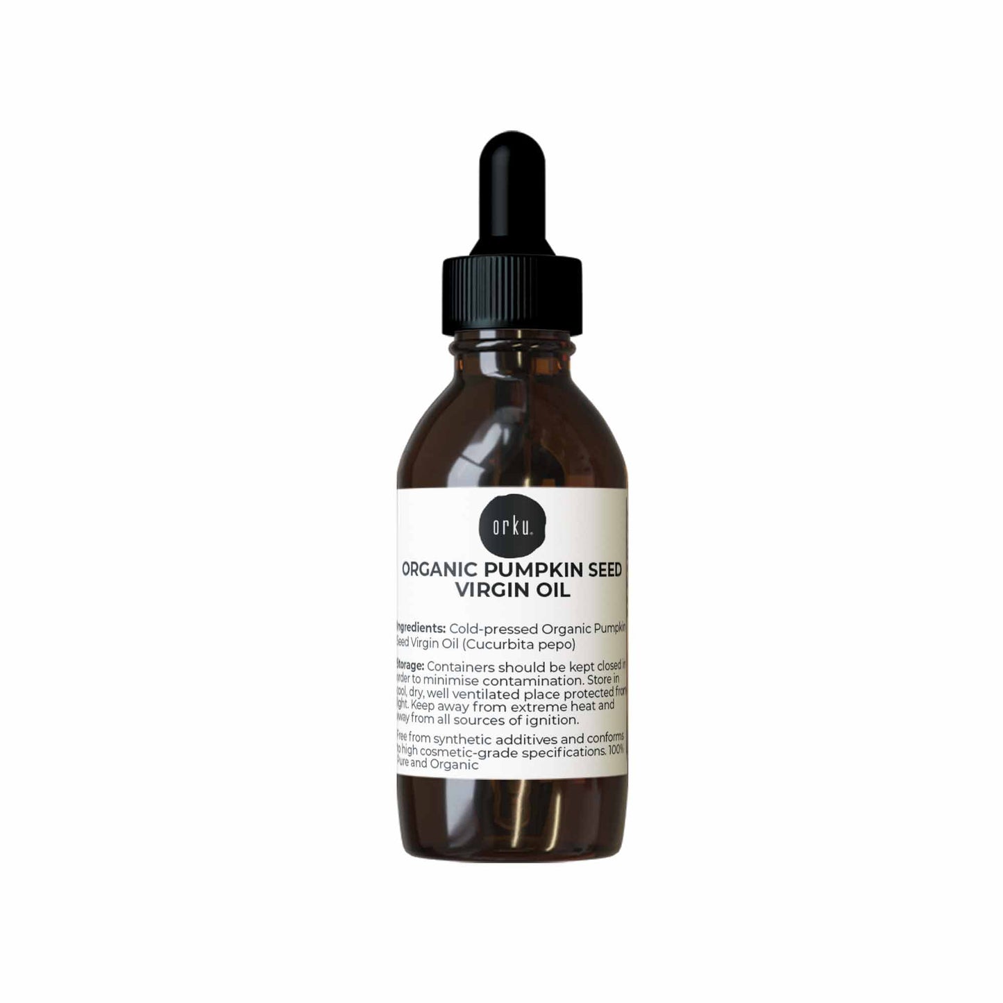 Orku 25ml Organic Pumpkin Seed Oil – Virgin Cold Pressed Unrefined Cosmetic Gr.