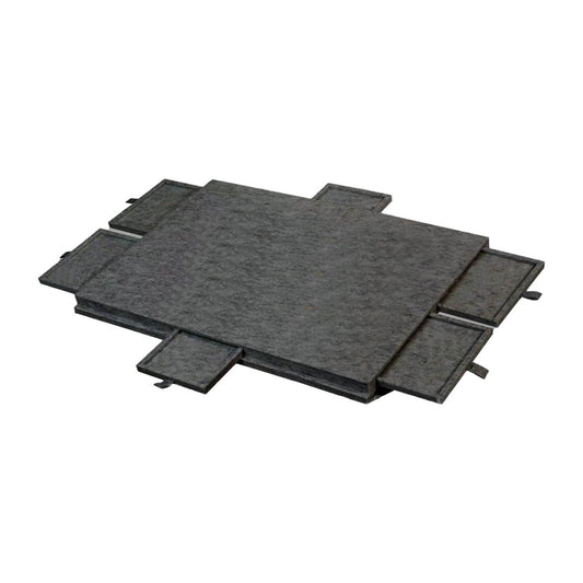 Social Hike Puzzle Board 1500 pcs - Felt Tilting Portable Cover + Drawers Grey