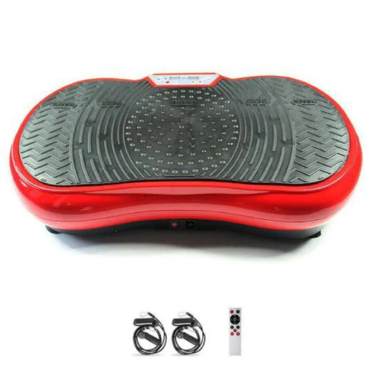 Social Hike Vibration Plate Exercise Platform - Vibrating Workout Machine Red