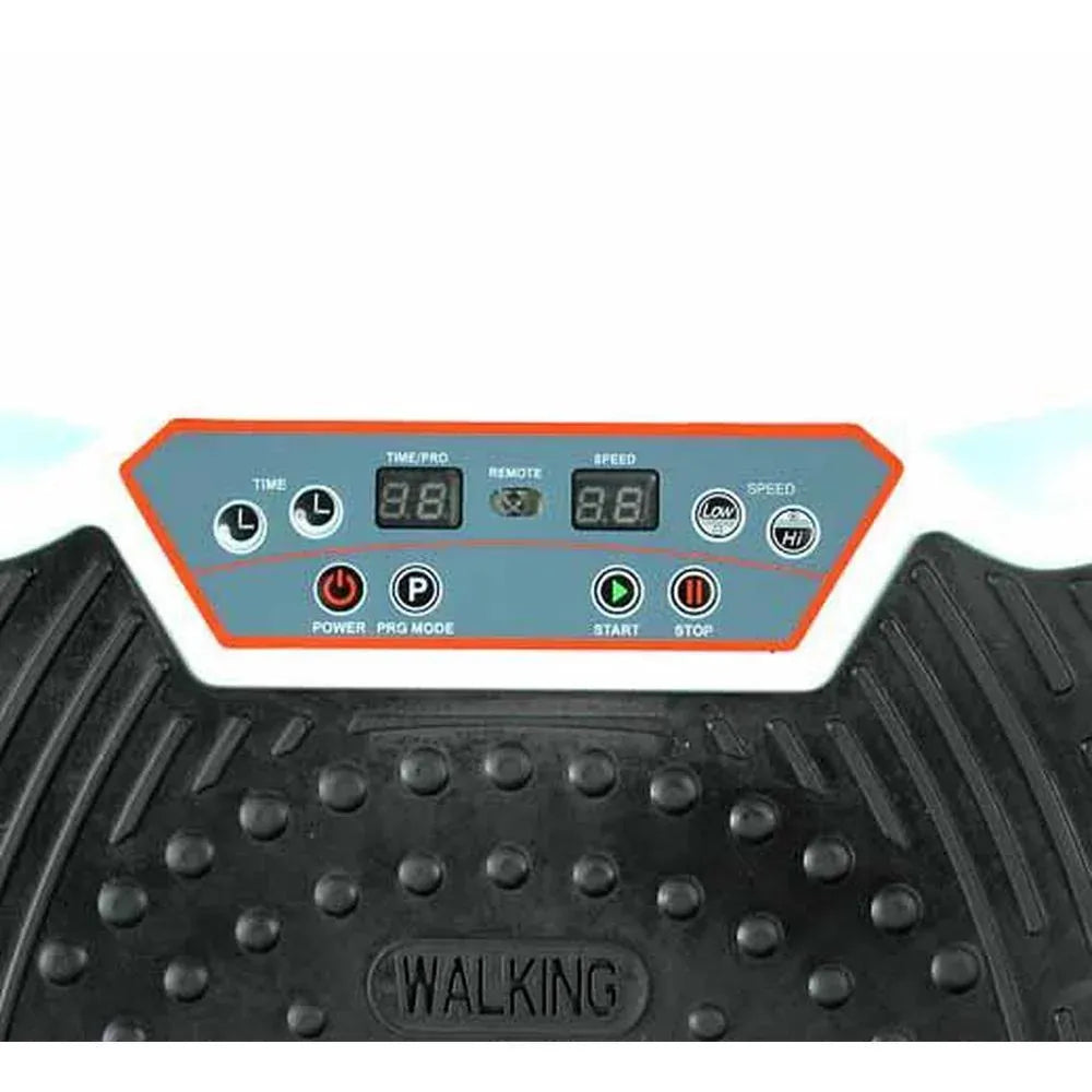 Social Hike Vibration Plate Exercise Platform - Vibrating Workout Machine Black