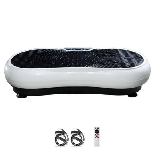 Social Hike Vibration Plate Exercise Platform - Vibrating Workout Machine White