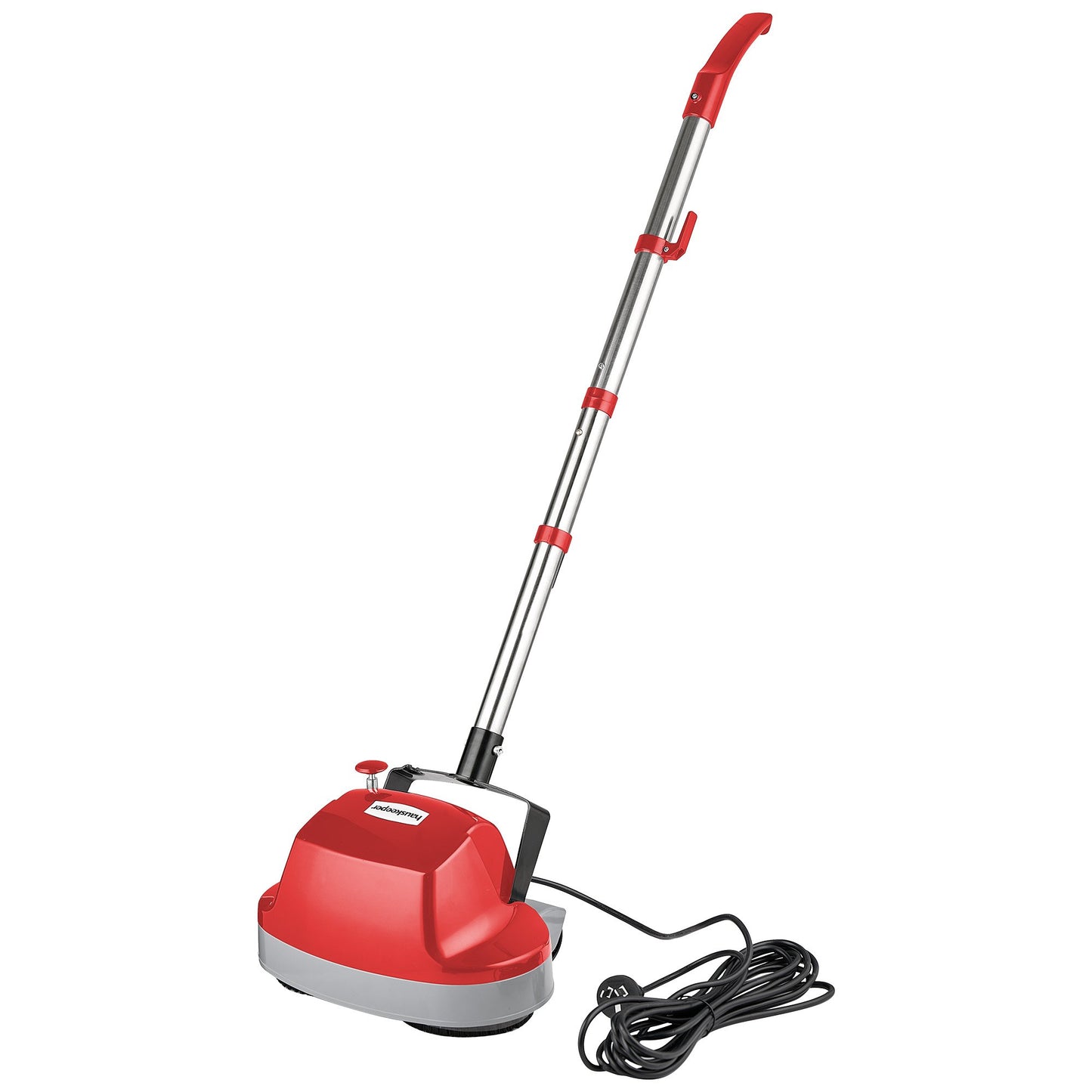 Klika Hauskeeper 5 in 1 Electric 240V Floor Polisher w/ 6M Power Cable Timber Hard Waxer Buffer Cleaner Red