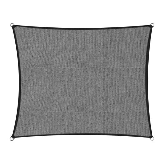 Wallaroo Outdoor Sun Shade Sail Canopy Grey Rectangle 8 x 5M