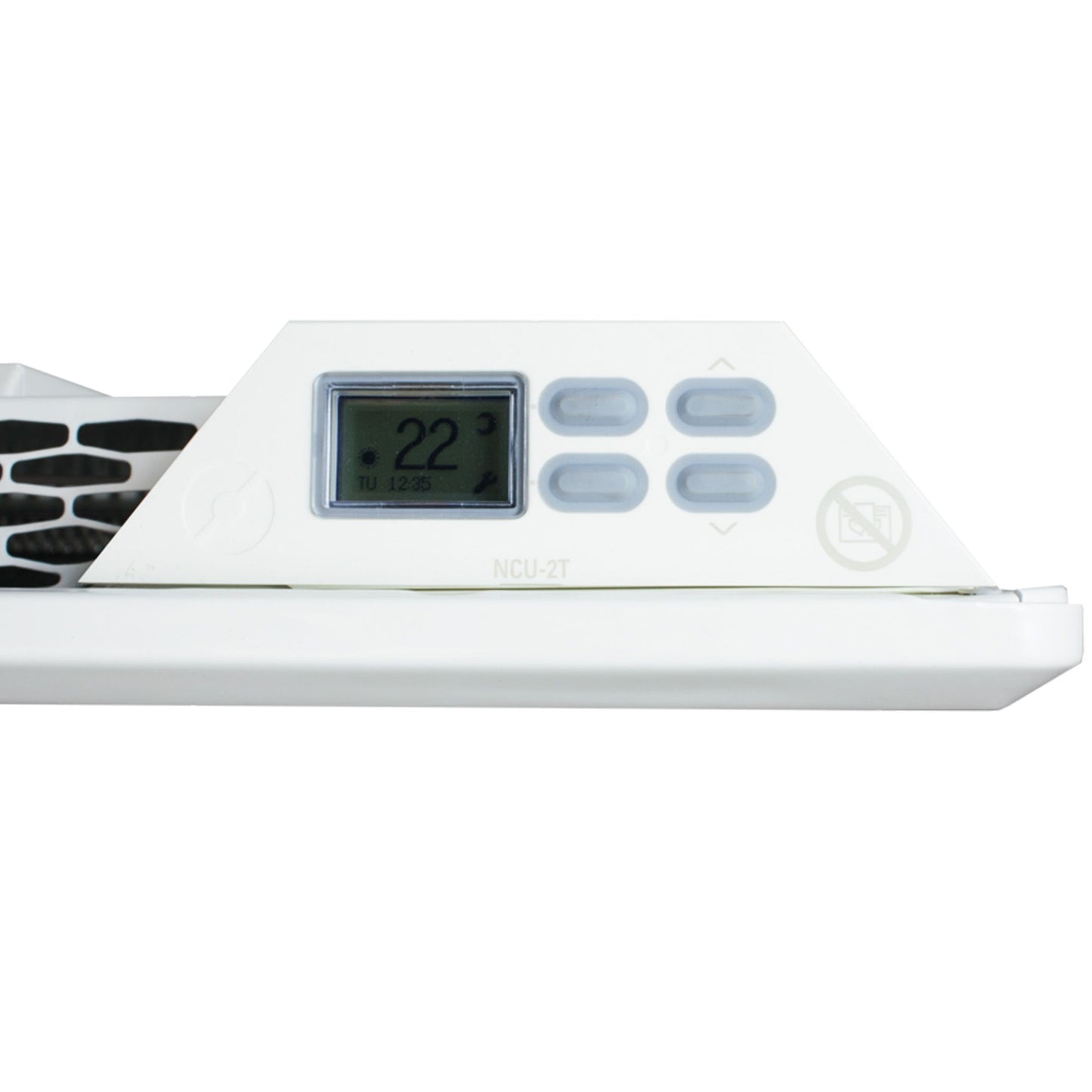 Nobo 2000W T2-NTL4T20 Electric Panel Heater with Timer Tilt Switch Silent Operation & Allergy-Free - Refurbished