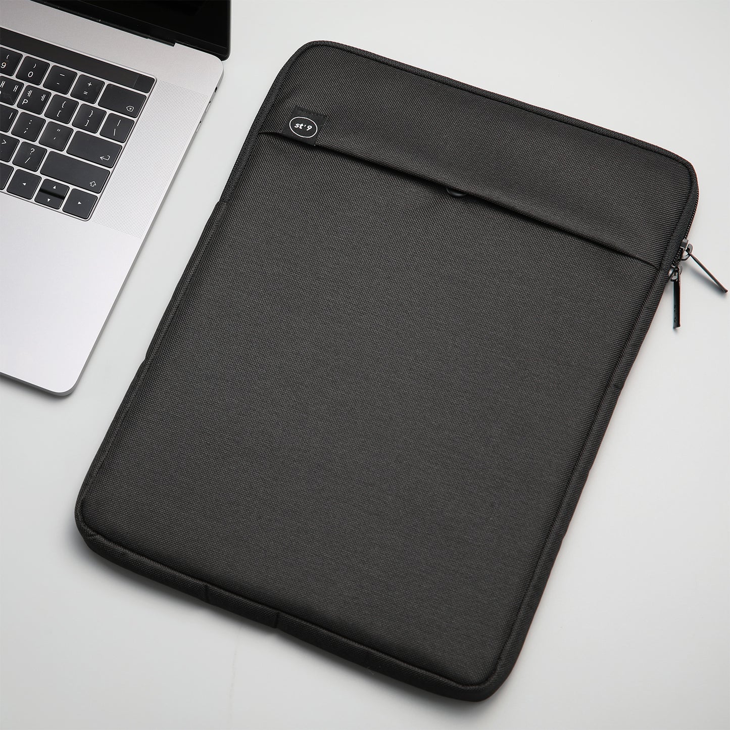 15 inch Laptop Sleeve Padded Travel Carry Case Bag L size LUKE BLACK