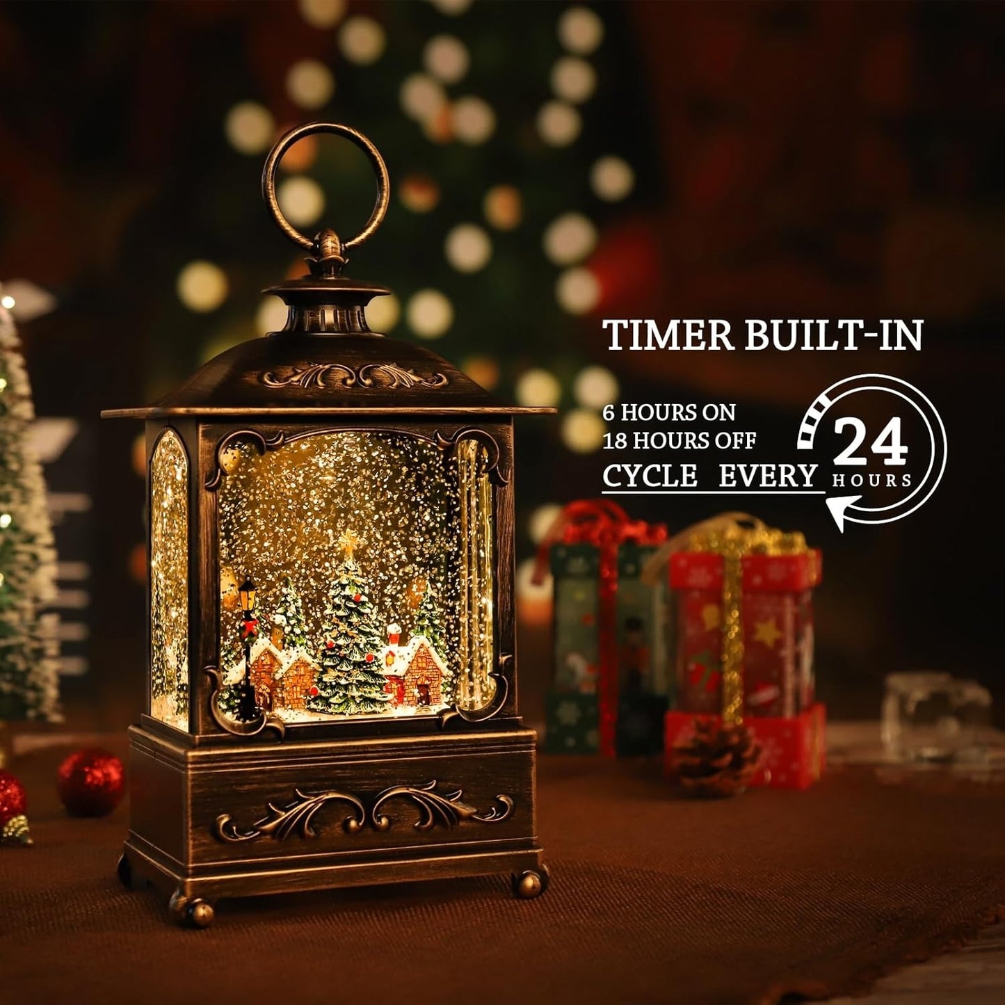 BDI Lamp-LW003-Snowman Music Lantern Sculpture Christmas