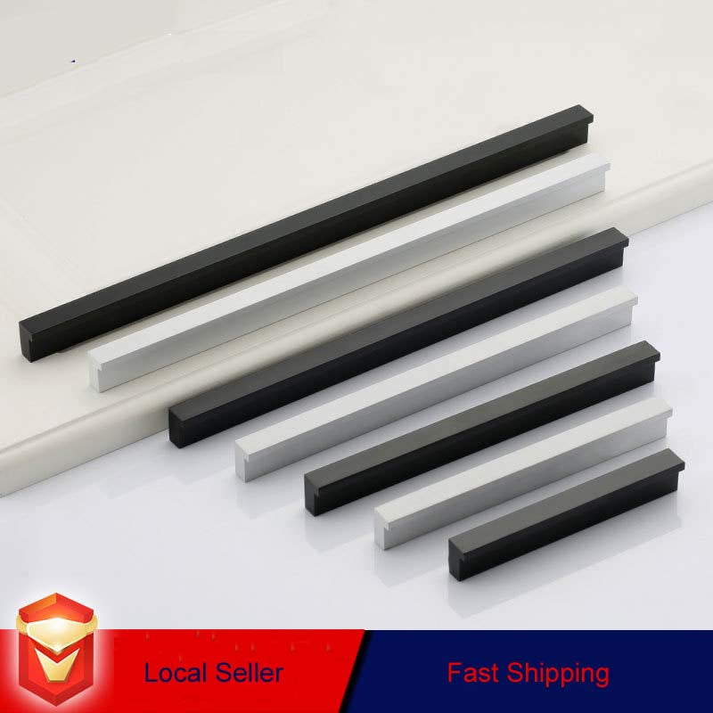 Aluminium Kitchen Cabinet Handles Drawer Bar Handle Pull Silver160mm