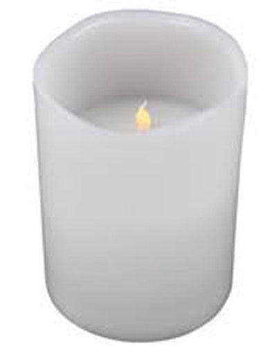 1 Pcs LED Block Pillar Candle White Flameless Safe Indoor Battery Power Party Home Decor Wedding Xmas Table Centrepiece