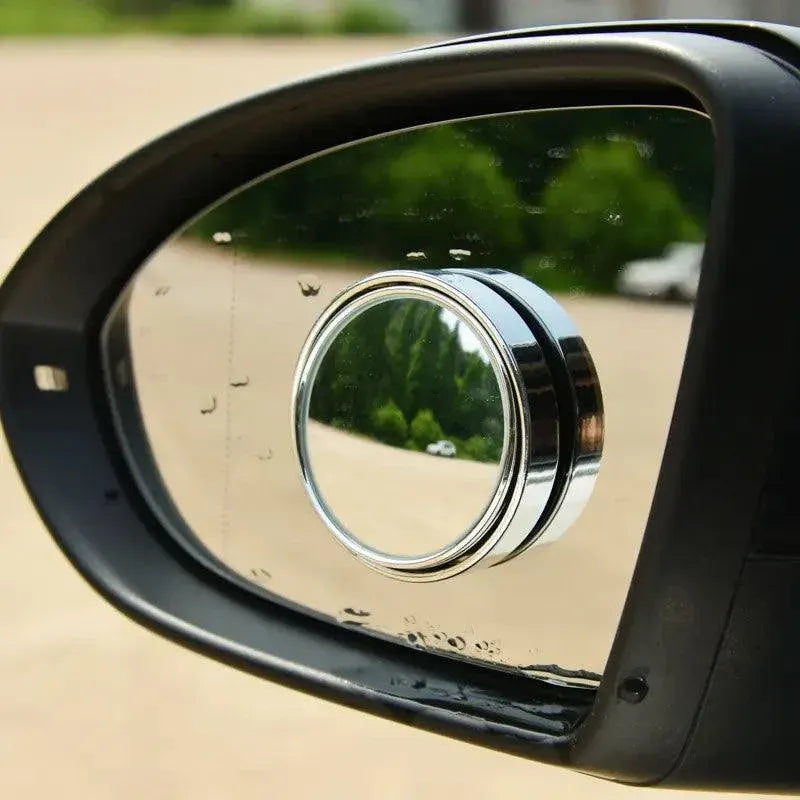 360 Degree Adjustable Blind Spot Mirror Pair Wide Angle Rearview Add-on 2PCS