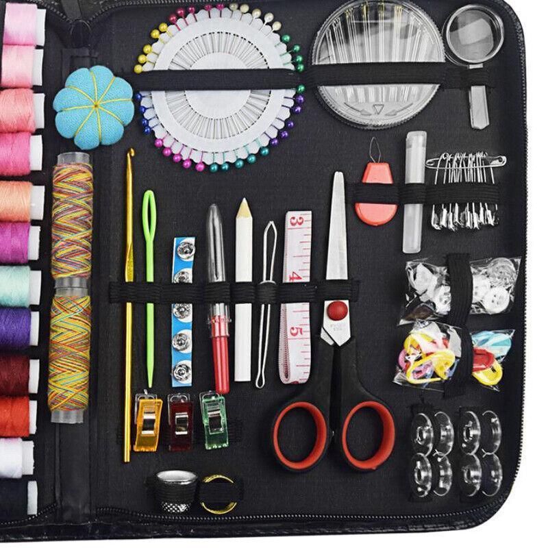 Sewing Kit 183Pcs Portable Mini Premium Travel Home Beginner Emergency
