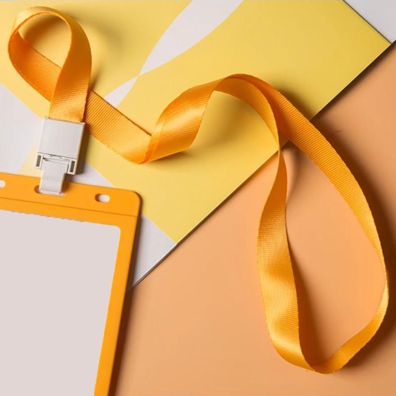 20PCS Badge PVC Swipe Work Opal Card Holder Security ID Tag Hang Lanyard Strap - Colourful 20PCS