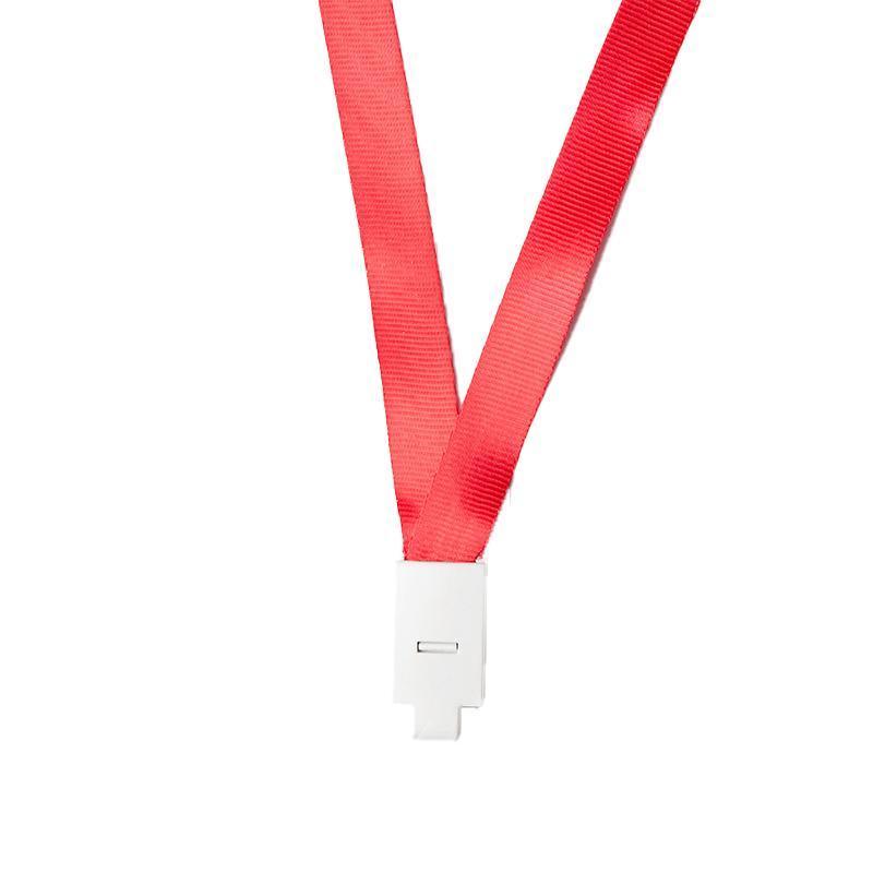 20PCS Badge PVC Swipe Work Opal Card Holder Security ID Tag Hang Lanyard Strap - Yellow 20PCS