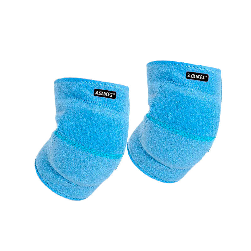 AOLIKES S Size Knee Pad Crash Proof Anti-Slip for Young Users Sports Protection - Blue