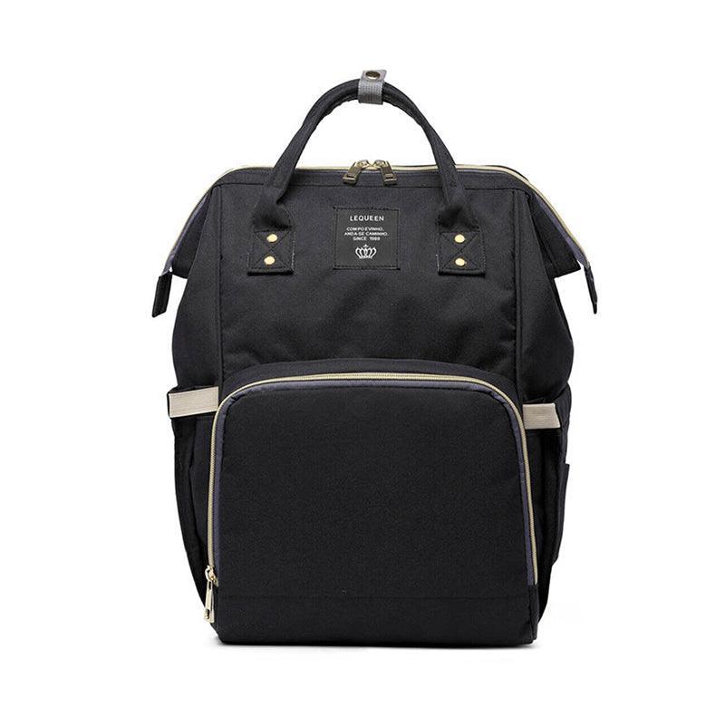 Luxury Multifunctional Diaper Nappy Backpack Maternity Mummy Changing Bag - Purple