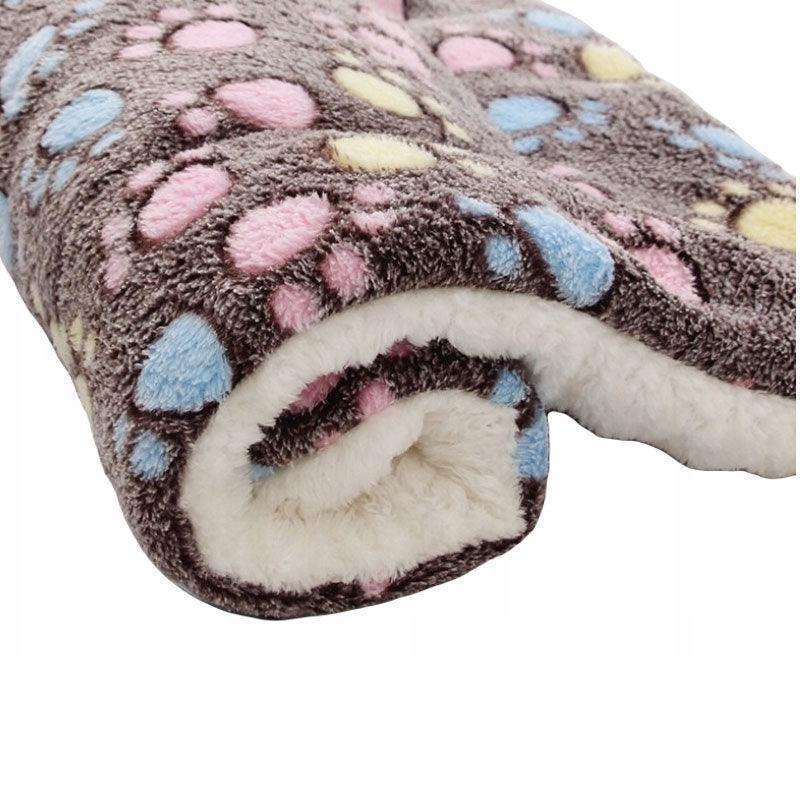 S Size Puppy Dog Cat Cushion Mattress Blanket Bed Soft Warm Pet Pad Winter Kennel House - Blue Whitestar
