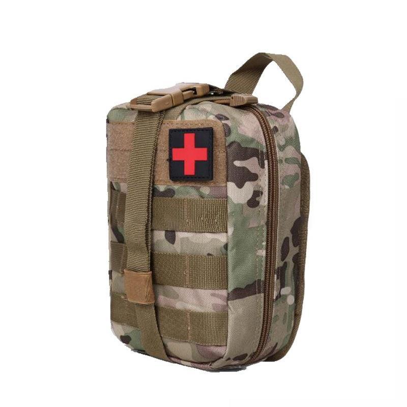 Tactical Molle Rip Away Emt Ifak Medical Pouch First Aid Kit Utility Bag Au Send - Grey Camouflage