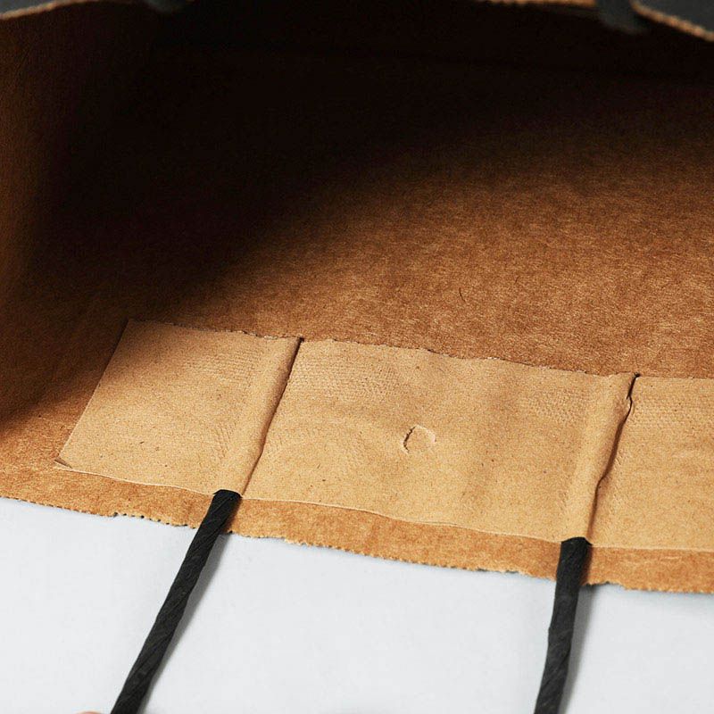 50X Kraft Paper Bags Gift Shopping Carry Craft Brown Bag With Handles - S-15cmx21cmx8cm