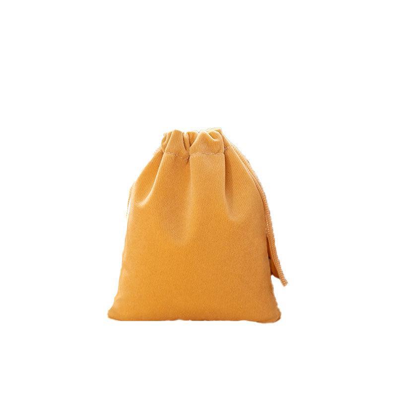 50X Small Velvet Cloth Drawstring Bags Gift Bag Jewelry Ring Pouch Earring Favor 9x12 - Black