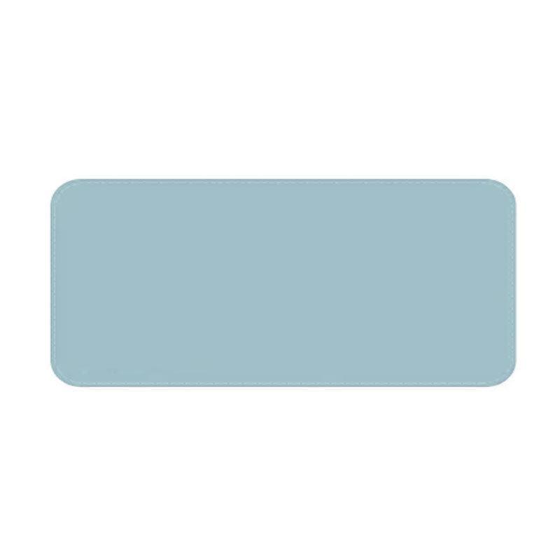 Large Leather Mouse Pad 80x40cm Desk Mat Gaming Extended Waterproof Anti Slip - Light Blue