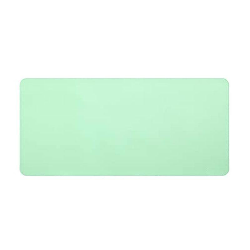 Large Leather Mouse Pad 80x40cm Desk Mat Gaming Extended Waterproof Anti Slip - Light Blue