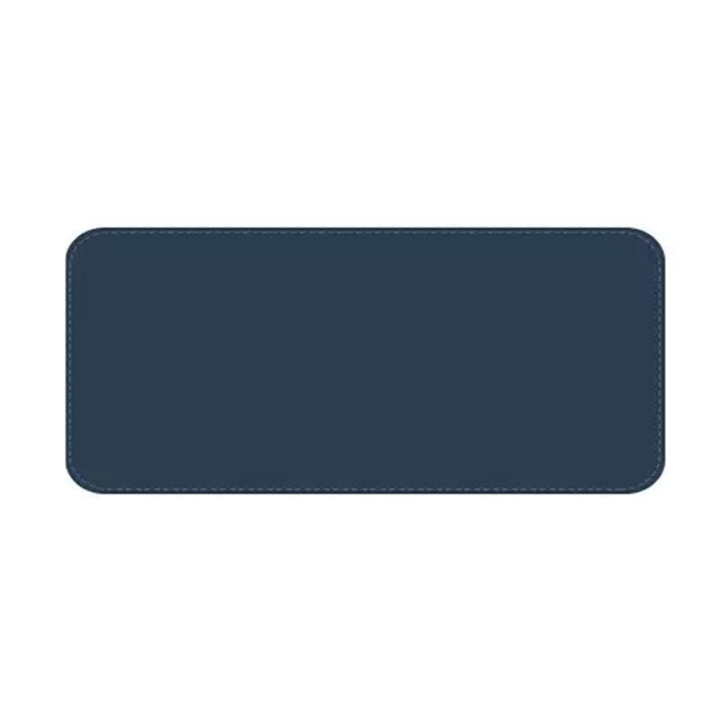 Large Leather Mouse Pad 80x40cm Desk Mat Gaming Extended Waterproof Anti Slip - Dark Blue