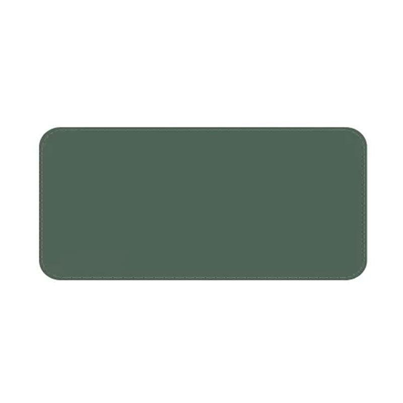Large Leather Mouse Pad 80x40cm Desk Mat Gaming Extended Waterproof Anti Slip - Dark Blue