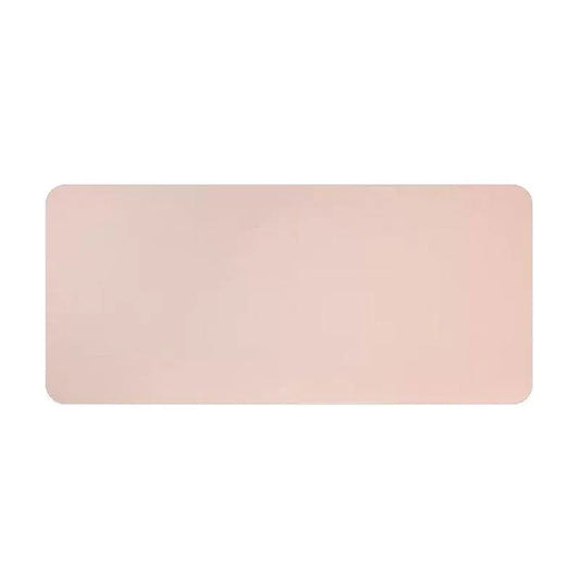 Large Leather Gaming Mouse Pad Waterproof Desk Keyboard Mat 120 x 60cm - Pink