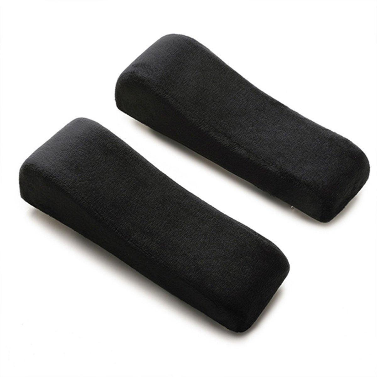 2PCS Elbow Arm Rest Cushion Chair Armrest Pads Memory Foam Office Support Pillow - Grey