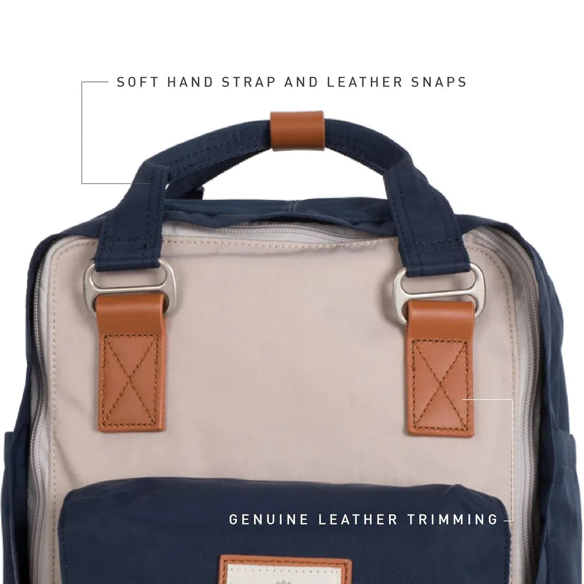 Large Capacity Backpack Laptop Travel School Bag Multi Pocket Splash Resistant