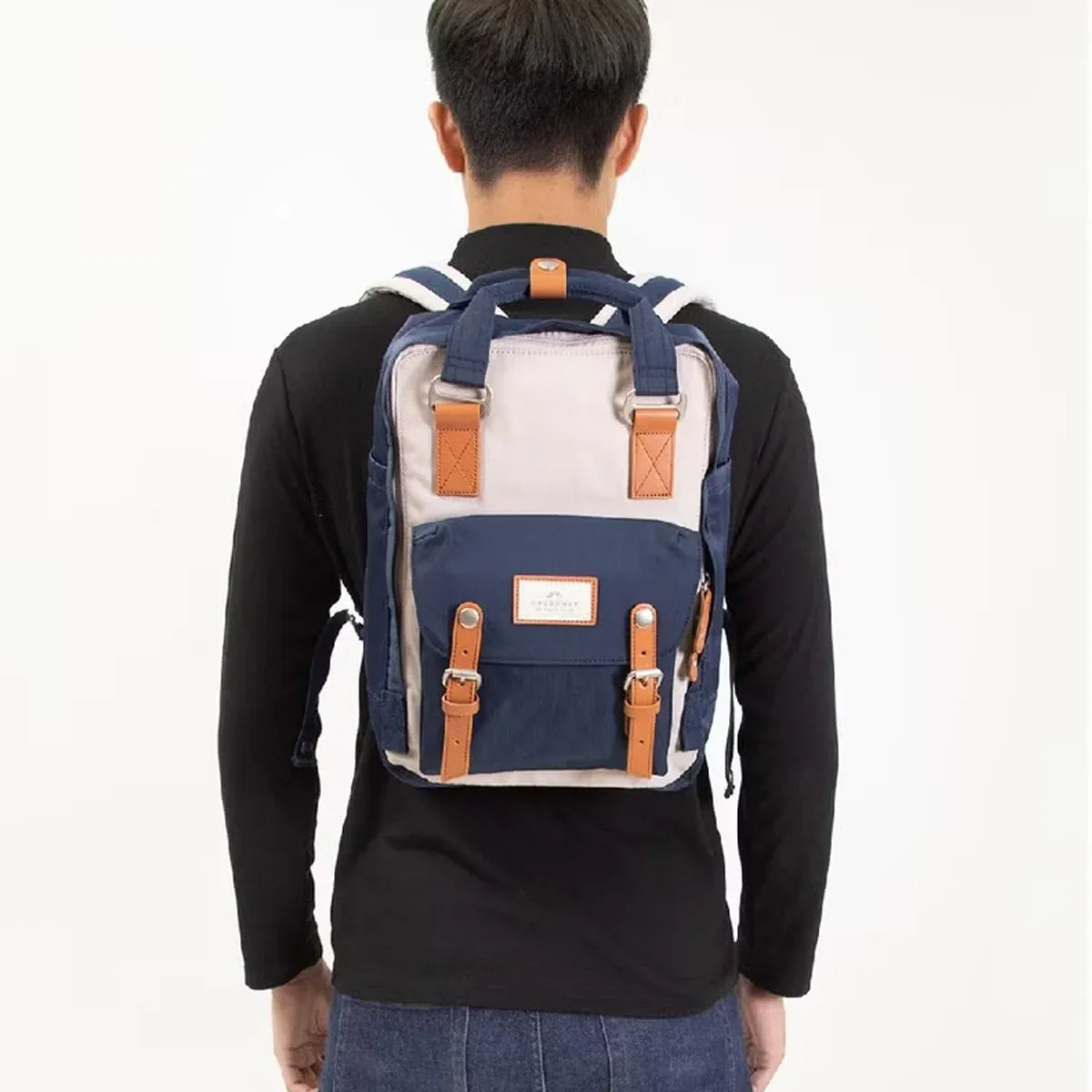 Large Capacity Backpack Laptop Travel School Bag Multi Pocket Splash Resistant