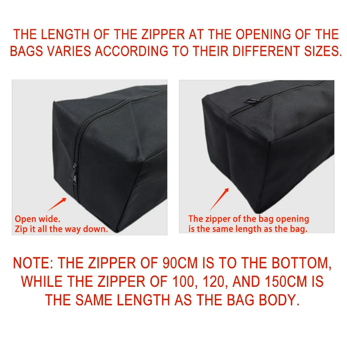 Camping Large Capacity Tool Bag Tote Water Resistant Durable For Outdoor Travel - 90cm