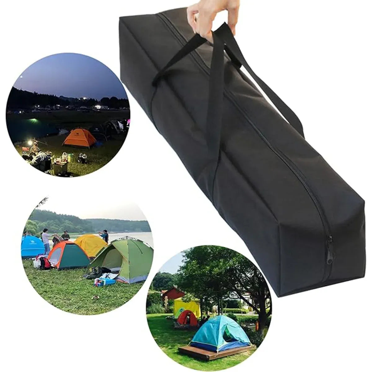 Camping Large Capacity Tool Bag Tote Water Resistant Durable For Outdoor Travel - 90cm